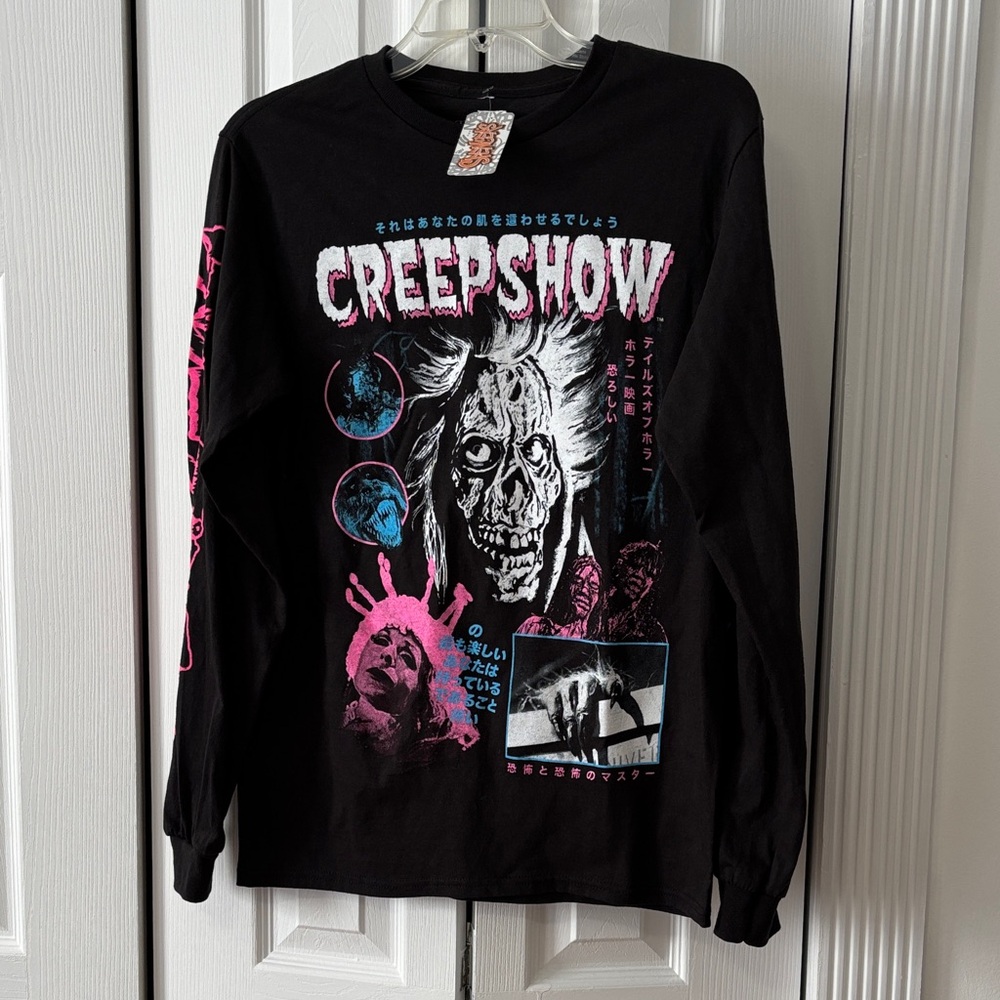 Spencer's Black Creepshow Long Sleeve Tee